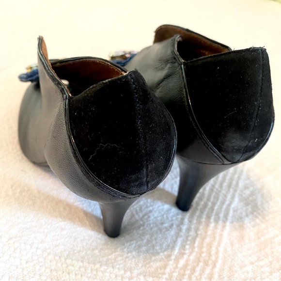 Poetic License A Girls Dream Black Bootie Heels Womens US8.5 EU39.5 - Picture 5 of 16